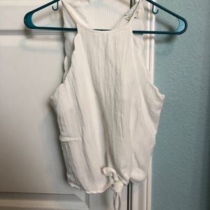 Francesca’s Tie Tank Blouse